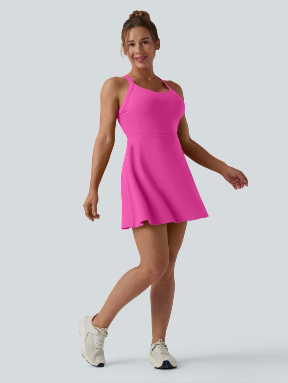 HALARA Softly Zero Airy Twisted Active Dress Full Figure Cups